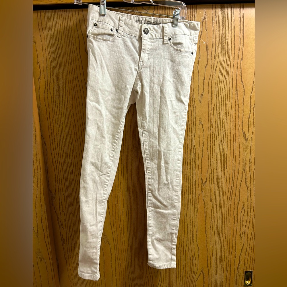 White denim jeans size 3/4